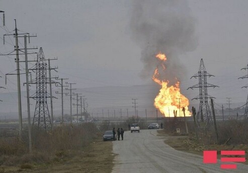 Из-за взрыва на газопроводе на Абшероне возникли сбои в подаче света и газа (Обновлено)