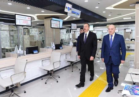 Президент Азербайджана принял участие в открытии центра «ASAN Kommunal» №1 (Фото)