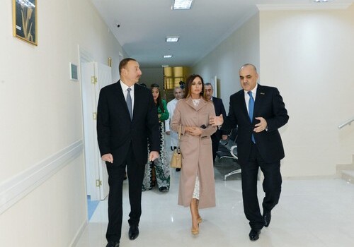 Президент Азербайджана открыл после реконструкции Детский реабилитационный центр (Фото)