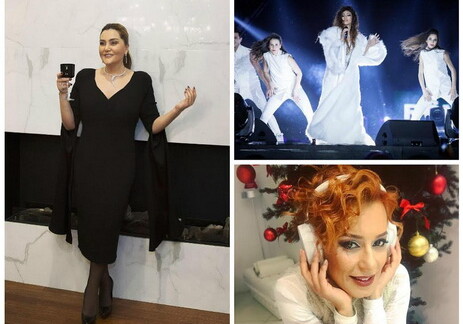 Как звезды азербайджанского шоу-бизнеса встречали Новый год? (Фото)