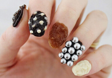 Новозеландский дизайнер создала шоколадные ногти