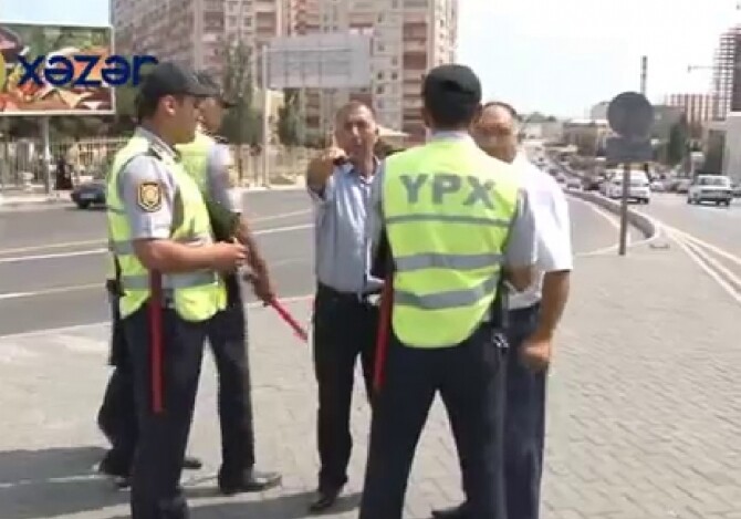 Дорожная полиция Баку предупредила пешеходов, не оплачивающих штраф