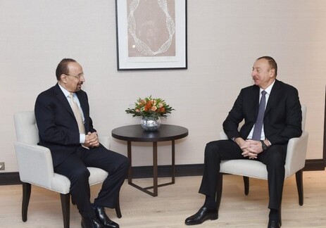 Президент Ильхам Алиев встретился в Давосе с министром энергетики Саудовской Аравии (Фото)
