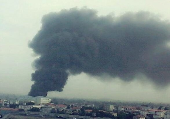 По вине Эльдара Махмудова сгорел еще один дом в Баку