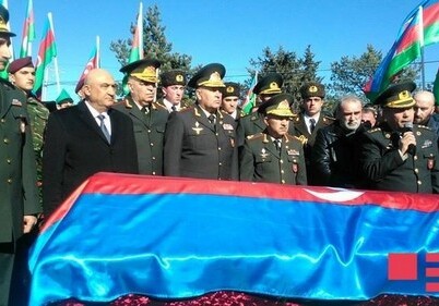В Гусаре похоронили шехида Чингиза Гурбанова (Фото)