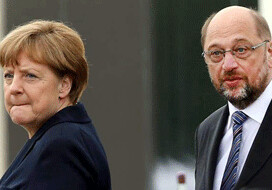 Шульц оттесняет Меркель