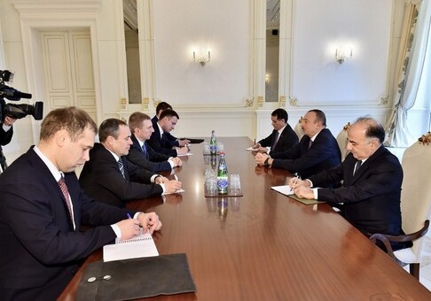 Президент Азербайджана принял главу МИД Латвии