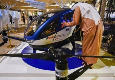 Пассажирский беспилотник запустят в небе над Дубаем