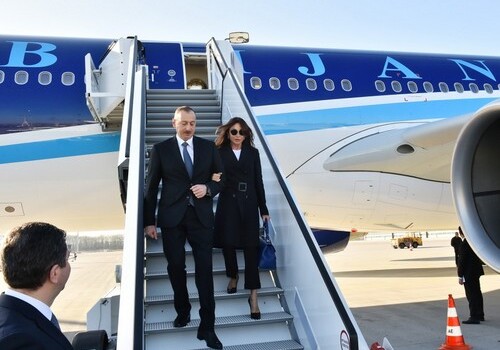 Президент Азербайджана прибыл с рабочим визитом в Германию