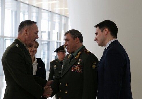 В Баку прошла встреча начальников генштабов РФ и США (Фото)