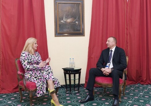 В Мюнхене состоялась встреча президентов Азербайджана и Хорватии (Фото)