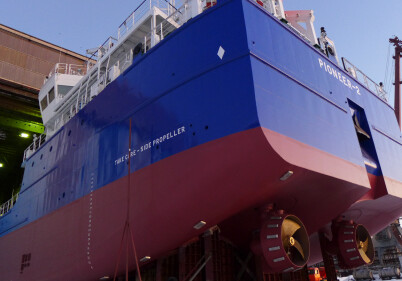 На заводе «Красное Сормово» спущен на воду танкер для судоходной компании из Азербайджана (Фото)