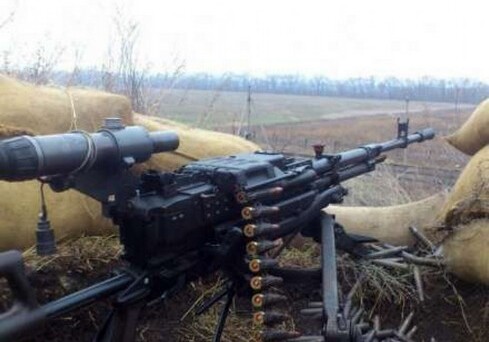 Противник обстрелял позиции ВС Азербайджана из крупнокалиберного оружия