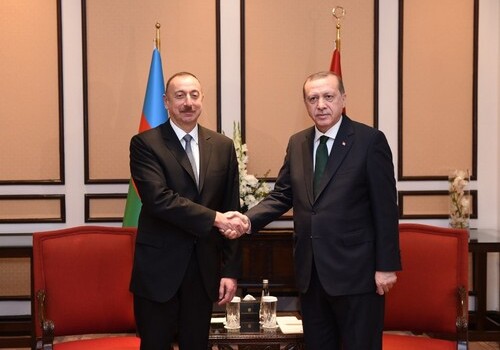 В Исламабаде состоялась встреча президентов Азербайджана и Турции (Фото)