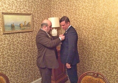Дмитрию Савельеву вручен золотой орден «Друг Азербайджана»