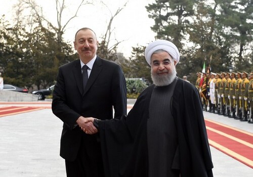 В Тегеране состоялась встреча Ильхама Алиева и Хасана Роухани (Фото-Обновлено)