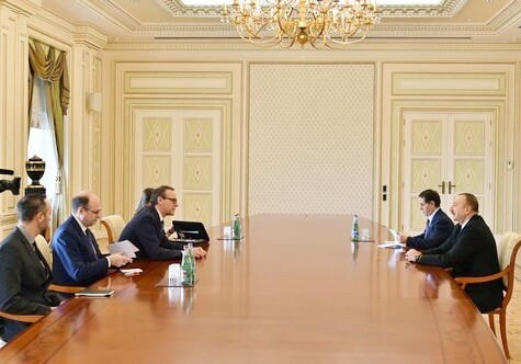 Президент Азербайджана принял замминистра иностранных дел Великобритании
