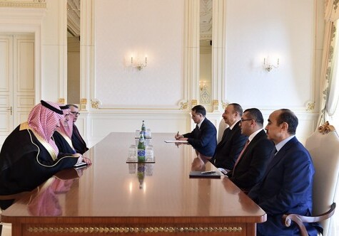 Президент Ильхам Алиев принял государственного министра Саудовской Аравии