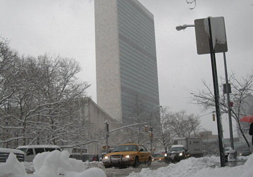 Штаб-квартира ООН закроется из-за снежного шторма