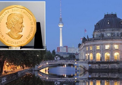 Из берлинского музея украли золотую монету весом в 100 кг