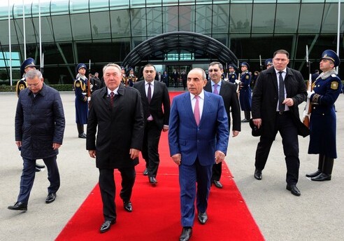 Завершился визит Нурсултана Назарбаева в Азербайджан (Фото)