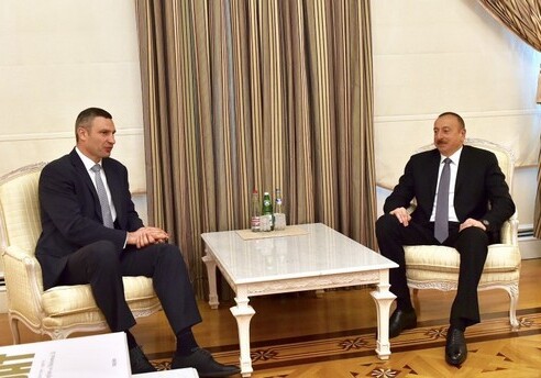 Ильхам Алиев принял Виталия Кличко (Фото)