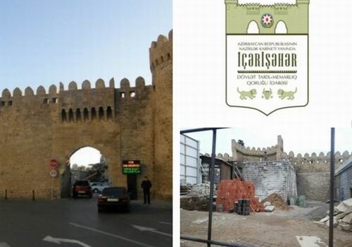 Администрация «Ичеришехер» прокомментировала информацию о сносе крепостной стены ради строительства объекта (Фото) 