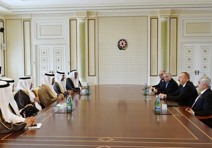 Президент Ильхам Алиев принял делегацию Саудовской Аравии (Фото)