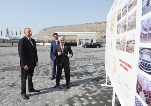 Президент Азербайджана открыл кампус Бакинской высшей школы нефти (Фото)