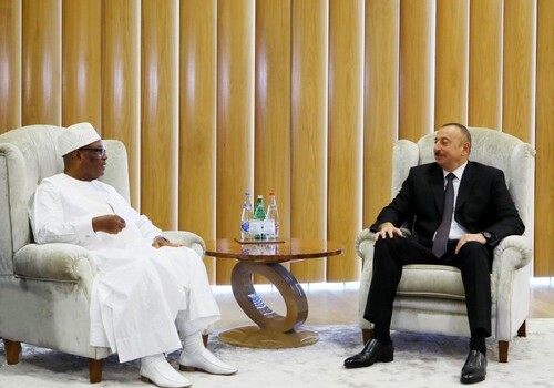 Президент Азербайджана встретился с Президентом Мали