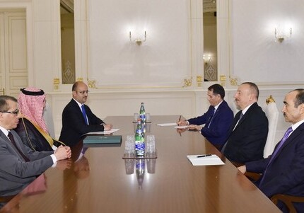 Президент Азербайджана принял госминистра Саудовской Аравии по вопросам залива