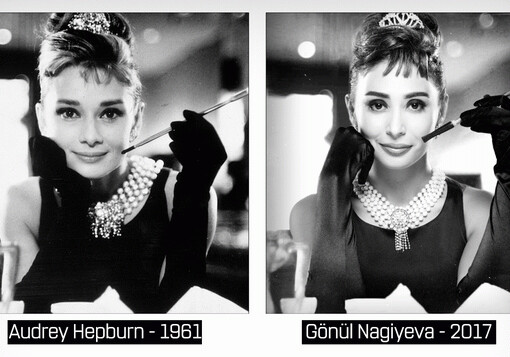 Один в один: актриса Кенуль Нагиева в образах легендарных кинодив (Фото–Видео) 