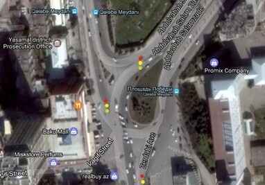 Меняется схема движения по автомобильному кругу в Ясамальском районе
