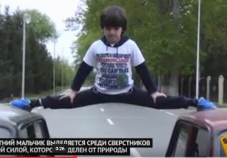 Восьмилетний азербайджанский Ван Дамм (Видео)