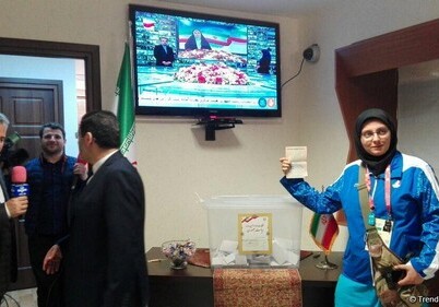 Проживающие в Азербайджане иранские граждане голосуют на выборах президента ИРИ (Фото)
