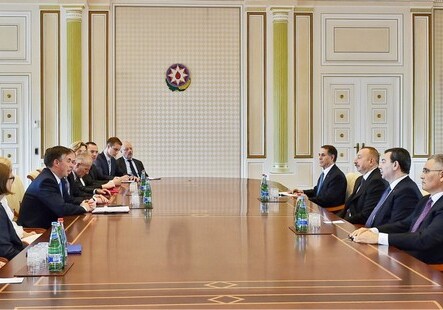 Президент Азербайджана принял делегацию Европейского парламента