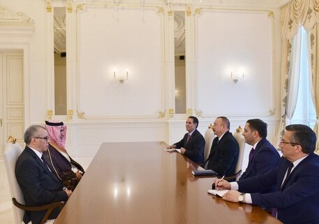 Президент Азербайджана принял госминистра МИД Саудовской Аравии
