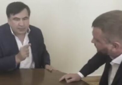 Саакашвили министру юстиции: Ты мерзавец! Пошел вон из кабинета! (Видео)