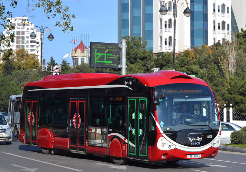 В Баку изменится маршрут движения двух автобусов (Обновлено)