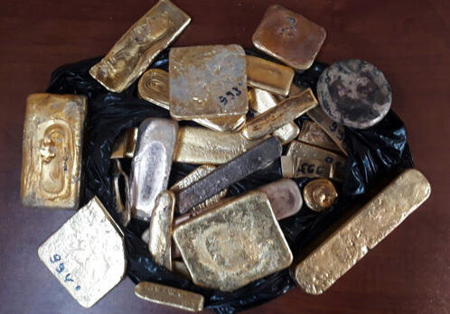 Предотвращен вывоз свыше 7 кг золотых слитков из Азербайджана в Иран (Фото)