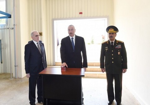Президент Азербайджана ввел в действие завод по производству боекомплектов для противотанковых гранатометов (Фото)