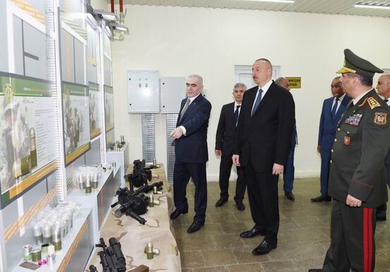 Ильхам Алиев открыл в городе Ширван завод боекомплектов для гранатометов револьверного типа (Фото)