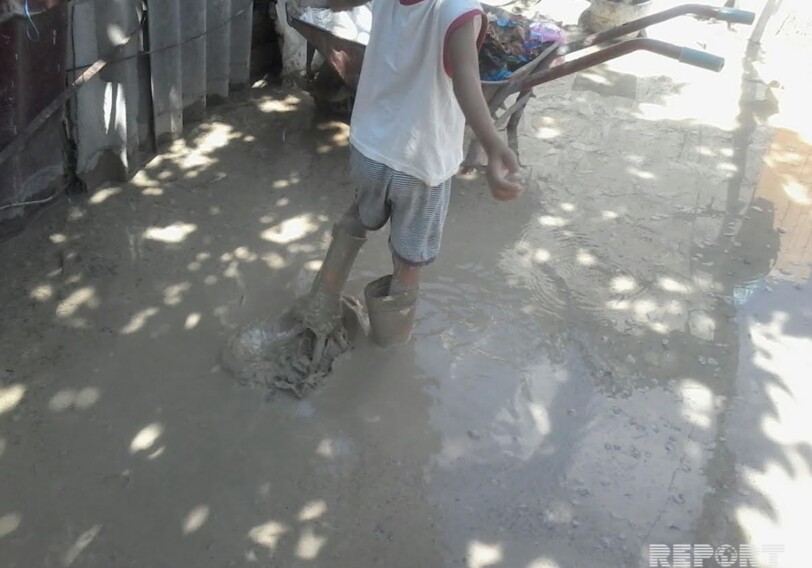 В Мингячевире затоплены более сотни жилых домов (Фото) 