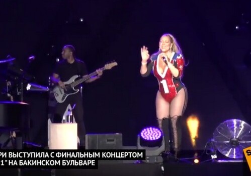 «Формула-1» в Баку завершилась концертом Мэрайи Кэри (Фото-Видео)