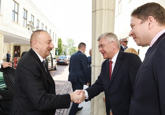 Президент Ильхам Алиев встретился с маршалом Сената Польши (Фото)