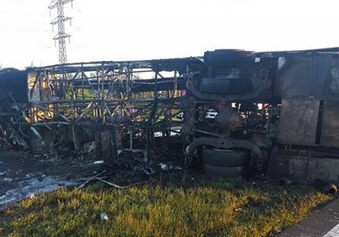 В Татарстане автобус столкнулся с грузовиком, погибло 13 человек (Видео)