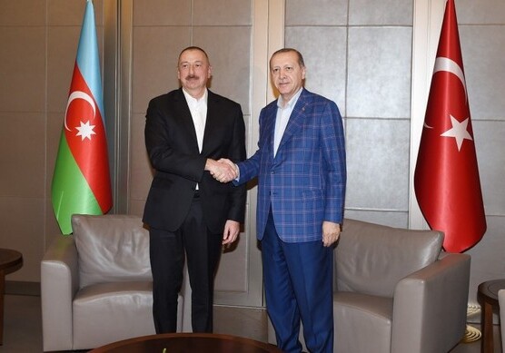 Ильхам Алиев встретился с Эрдоганом (Фото)
