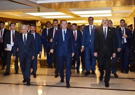 Президент Азербайджана принял участие в мероприятии президентов на XXII Всемирном нефтяном конгрессе (Фото)