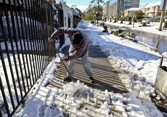 На Чили обрушился мощный снегопад, без света остались 215 тыс. человек