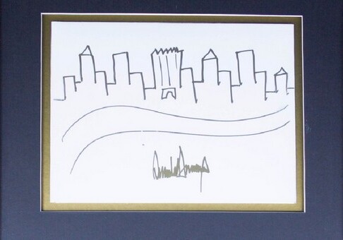 Рисунок Трампа ушел с молотка за $29 тысяч